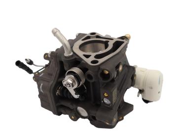 Kompletter original Honda Marine Vergaser BF15 / 15 PS Aussenborder mit E-Start und automatischem Choke! - 16100-ZY0-G11 / BJ12D A